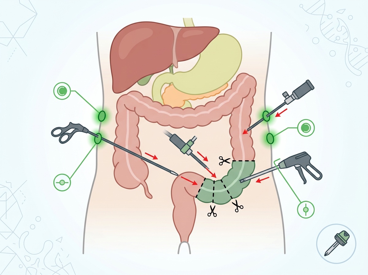 Minimally Invasive Colorectal Surgery diagram